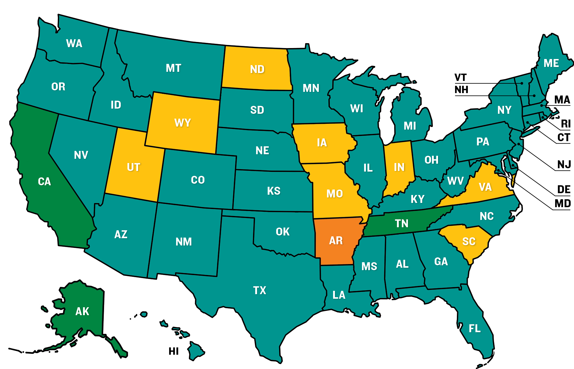 Transparency Grades Map