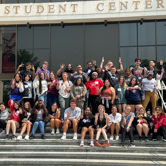 Group shot of NextGen Summer Summit students