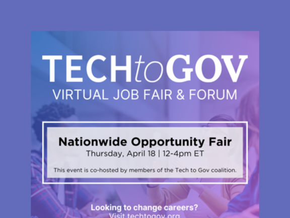 Tech to Gov April 18 Fair