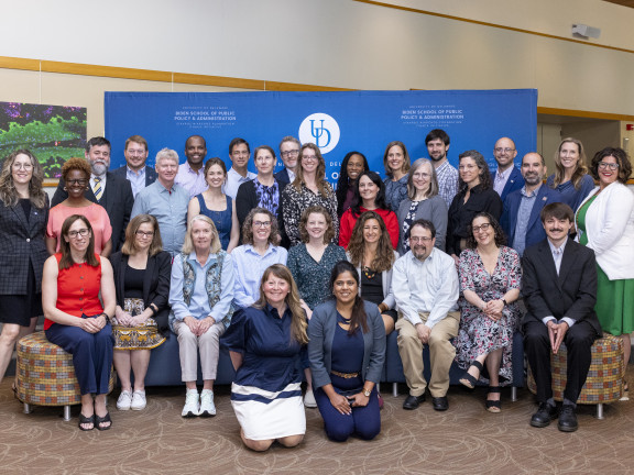 Group shot of constructive dialogue convening