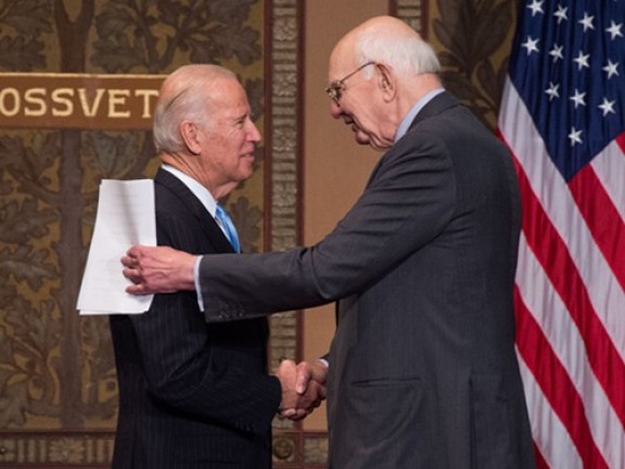 Mr. Volcker with Vice President Biden