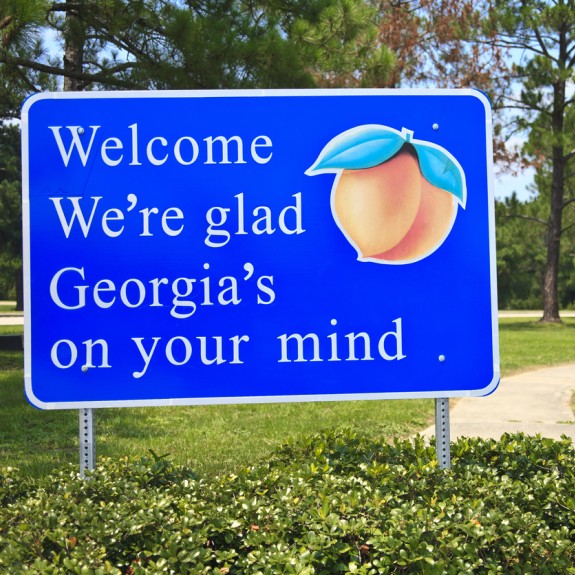 Welcome to Georgia sign