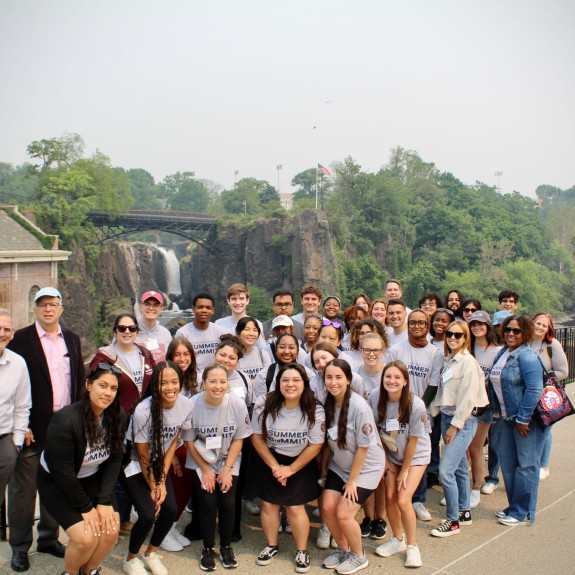 NextGen Summer Summit waterfall group shot