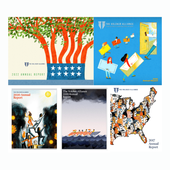 Collage of Annual Reports