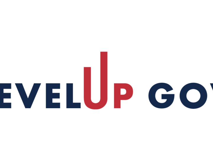 LevelUp Gov logo white rectangle